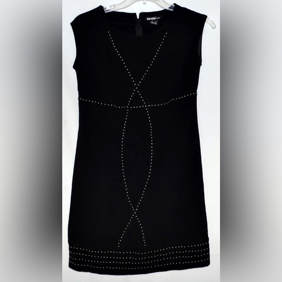 Kensie pretty black dress with studs - Picture 5 of 8